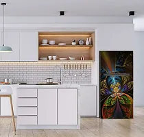 Trendy Abstract Design Colorfull Decorative Fridge Sticker Multicolor Vinyl 120X60-Sdpcfs442-thumb3