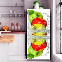 Psychedelic Collection Fruits Water Splash Decorative Fridge Sticker(Multicolor Vinyl 120X60)-SD_PCFS378-thumb2