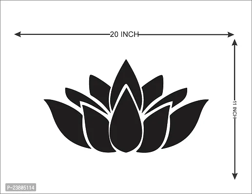 Psychedelic Collection Decorative Lotus Flower red Acrylic Sticker Hexagon Mirror, Hexagon Mirror Wall Stickers, Mirror Stickers for Wall Large Size, Sticker Mirror-thumb4