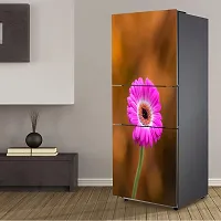 Psychedelic Collection Aster flowerDecorative Extra Large PVC Vinyl Fridge Sticker (Multicolor, 60 cm X 160 cm)_FD680_WP-thumb4