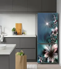 Trendy Abstract Design Flower Fridge Sticker Fridge Wrap Decorative Sticker (Pvc Vinyl 160X60)-Psypcfs336-thumb3