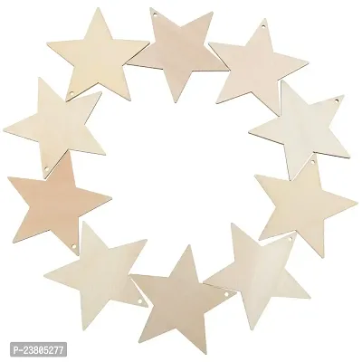 Psychedelic Collection Paintable Blank Star Shape Wooden Laser Cut for Decoration DIY Prodcuts (Pack of 50)-thumb4