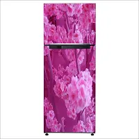 Trendy Cherry Blossoms Nature Flowerdecorative Extra Large Pvc Vinyl Fridge Sticker (Multicolor, 60 Cm X 160 Cm)-thumb2