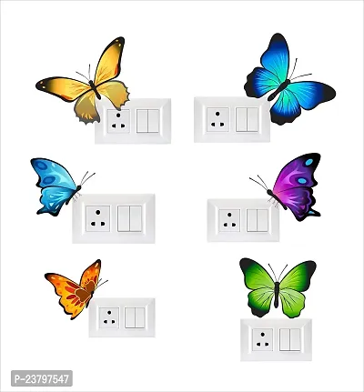 Psychedelic Collection Decorative Multicolour Switch Board Light Board Sticker