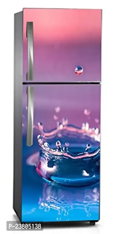 Psychedelic Collection Vinly Water Drop in A PondDecorative Extra Large PVC Vinyl Fridge Sticker (Multicolor, 60 cm X 160 cm)_PCFS33_WP-thumb3