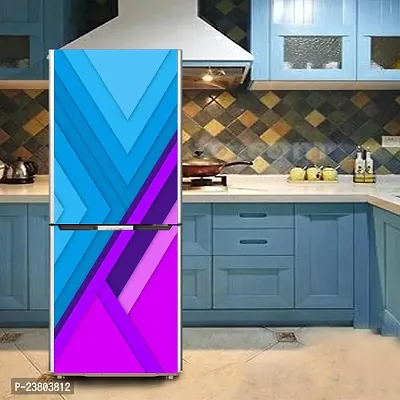 Psychedelic Collection 3D Digital Pattern artDecorative Extra Large PVC Vinyl Fridge Sticker (Multicolor, 60 cm X 160 cm)-thumb4