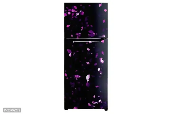 Psychedelic Collection Abstract Decorative Violet colourfull Design Wallpaper Poster Adhesive Vinyl Sticker Fridge wrap Decorative Sticker (PVC Vinyl Covering Area 60cm X 160cm )