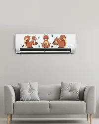 Trendy Funny Squirrel Decorative Ac Sticker (Multicolor Pvc Vinyl 30X91)-thumb2