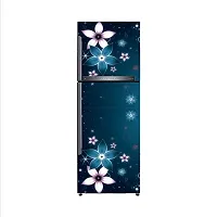 Trendy Abstract Decorative Pink Flower Vinyl Fridge Cover Wallpaper Poster Adhesive Vinyl Sticker Fridge Wrap Decorative Sticker (Pvc Vinyl Covering Area 60Cm X 160Cm )-thumb2