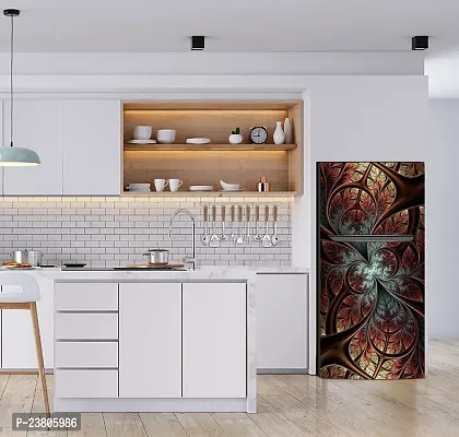 Psychedelic Collection Abstract Design Decorative Coloufull Fridge Sticker(Multicolor Vinyl 120X60)-SD_PCFS375-thumb5