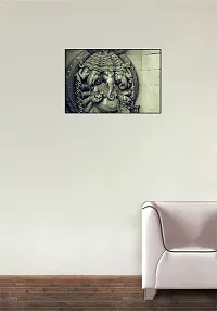 Trendy Lord Ganesha Decorative Multicolor Wall Poster (Pvc Vinyl 18X12)-Psyposter95-thumb3