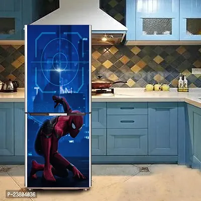 Psychedelic Collection Spider Man vs Doctor octopusDecorative Extra Large PVC Vinyl Fridge Sticker (Multicolor, 60 cm X 160 cm)_FD828_WP-thumb4