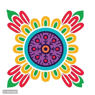 Trendy Diwali Special - Rangoli For Diwali Decoration Floor Sticker-thumb0