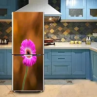 Psychedelic Collection Aster flowerDecorative Extra Large PVC Vinyl Fridge Sticker (Multicolor, 60 cm X 160 cm)_FD680_WP-thumb3