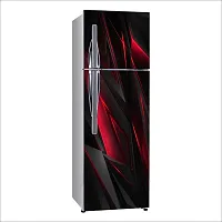 Trendy Gradient Red And Blackdecorative Extra Large Pvc Vinyl Fridge Sticker (Multicolor, 60 Cm X 160 Cm)-thumb1