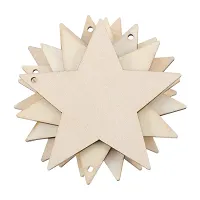 Psychedelic Collection Paintable Blank Star Shape Wooden Laser Cut for Decoration DIY Prodcuts (Pack of 50)-thumb4