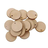 Psychedelic Collection Paintable Blank Wood Circles for DIY Decoration Wooden Laser Cut for Decoration DIY Prodcuts (Pack of 50)-thumb3