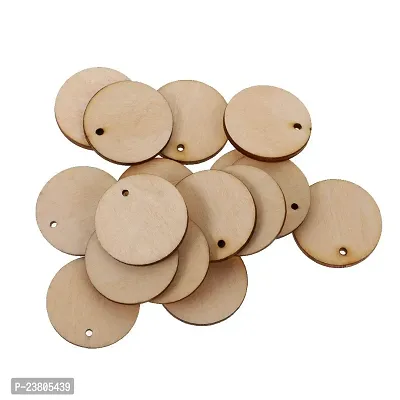 Psychedelic Collection Paintable Blank Wood Circles for DIY Decoration Wooden Laser Cut for Decoration DIY Prodcuts (Pack of 50)-thumb4