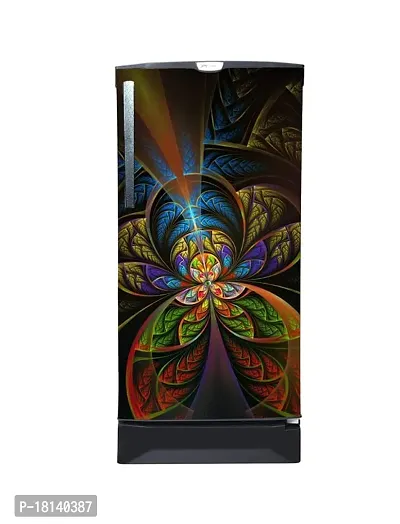 Trendy Abstract Design Colorfull Decorative Fridge Sticker Multicolor Vinyl 120X60-Sdpcfs442-thumb3