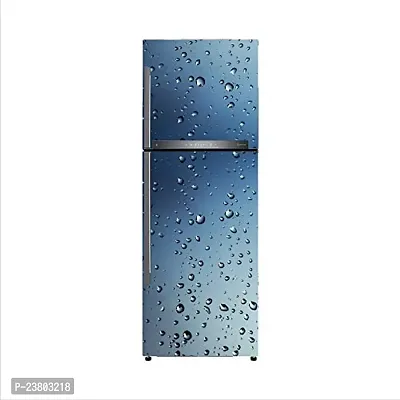 Psychedelic Collection 3D Water Drops Dark EffectDecorative Extra Large PVC Vinyl Fridge Sticker (Multicolor, 60 cm X 160 cm)_FD36_WP-thumb3