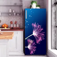 Psychedelic Collection PVC Vinyl Fridge Wrap Abstract Sticker (Purple, 60cm x 160cm)-thumb1