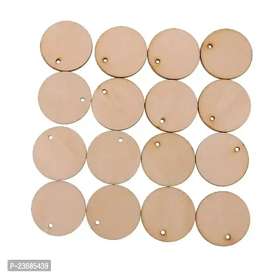 Psychedelic Collection Paintable Blank Wood Circles for DIY Decoration Wooden Laser Cut for Decoration DIY Prodcuts (Pack of 50)