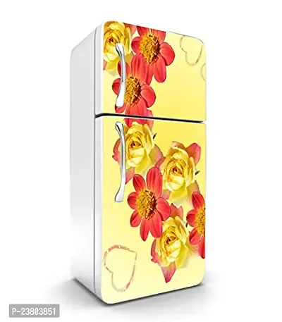 Psychedelic Collection Vinly HD 3D DesingDecorative Extra Large PVC Vinyl Fridge Sticker (Multicolor, 60 cm X 160 cm)_PCFS97_WP-thumb3