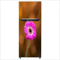 Psychedelic Collection Aster flowerDecorative Extra Large PVC Vinyl Fridge Sticker (Multicolor, 60 cm X 160 cm)_FD680_WP-thumb2