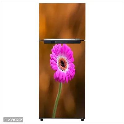 Psychedelic Collection Aster flowerDecorative Extra Large PVC Vinyl Fridge Sticker (Multicolor, 60 cm X 160 cm)_FD680_WP-thumb3