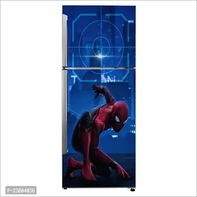 Psychedelic Collection Spider Man vs Doctor octopusDecorative Extra Large PVC Vinyl Fridge Sticker (Multicolor, 60 cm X 160 cm)_FD828_WP-thumb0