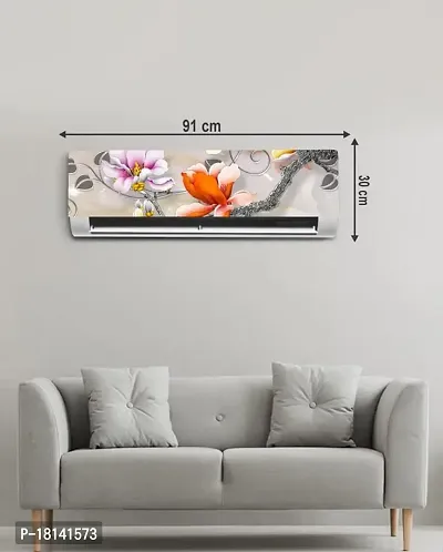 Trendy Decorative Flower Ac Sticker (Multicolor Pvc Vinyl 30X91)-Ac305-thumb3