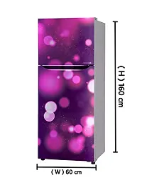 Psychedelic Collection dots boke Violet Colour Wallpaper Poster Adhesive Vinyl Sticker Fridge wrap Decorative Sticker (PVC Vinyl Covering Area 60cm X 160cm)-thumb2