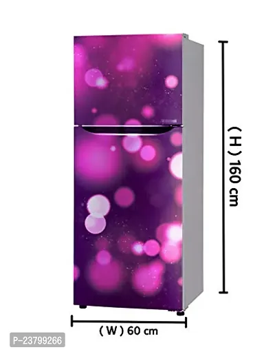 Psychedelic Collection dots boke Violet Colour Wallpaper Poster Adhesive Vinyl Sticker Fridge wrap Decorative Sticker (PVC Vinyl Covering Area 60cm X 160cm)-thumb3