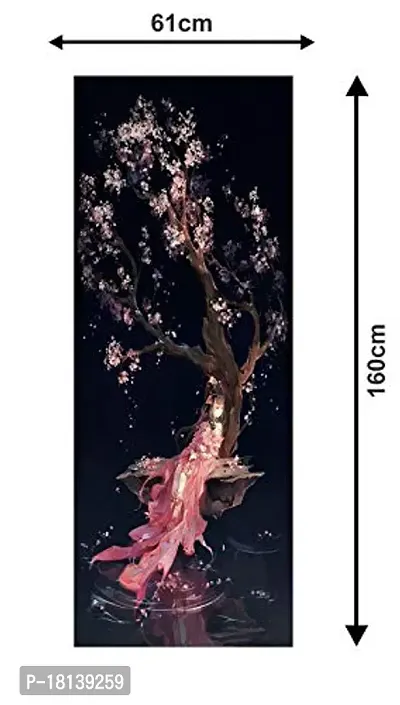 Trendy Under The Tree Princes 3D Decorative Extra Large Pvc Vinyl Fridge Sticker (Multicolor, 60 Cm X 160 Cm)Fd110Wp-thumb3