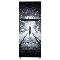 Psychedelic Collection Metro Exodus Last Light 4a gamesDecorative Extra Large PVC Vinyl Fridge Sticker (Multicolor, 60 cm X 160 cm)-thumb2