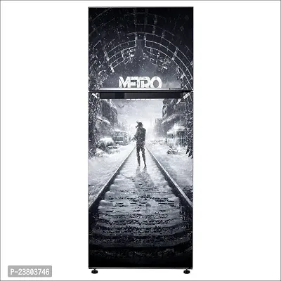 Psychedelic Collection Metro Exodus Last Light 4a gamesDecorative Extra Large PVC Vinyl Fridge Sticker (Multicolor, 60 cm X 160 cm)-thumb3