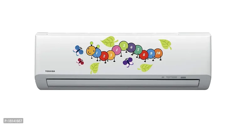 Trendy Multi Color Decorative Air Conditioner Sticker - Ac Stickerpcac140-thumb0