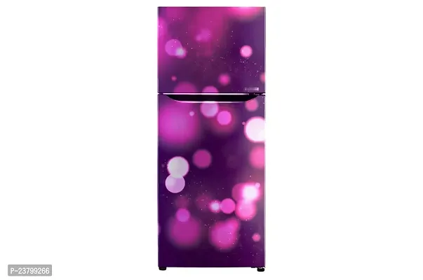 Psychedelic Collection dots boke Violet Colour Wallpaper Poster Adhesive Vinyl Sticker Fridge wrap Decorative Sticker (PVC Vinyl Covering Area 60cm X 160cm)