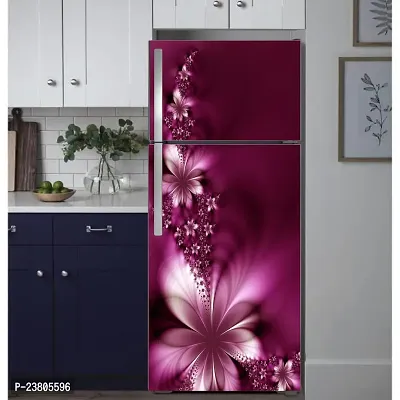 Psychedelic Collection Vinly HD 3D DesingDecorative Extra Large PVC Vinyl Fridge Sticker (Multicolor, 60 cm X 160 cm)_PCFS96_WP-thumb3