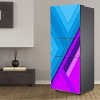 Psychedelic Collection 3D Digital Pattern artDecorative Extra Large PVC Vinyl Fridge Sticker (Multicolor, 60 cm X 160 cm)-thumb4