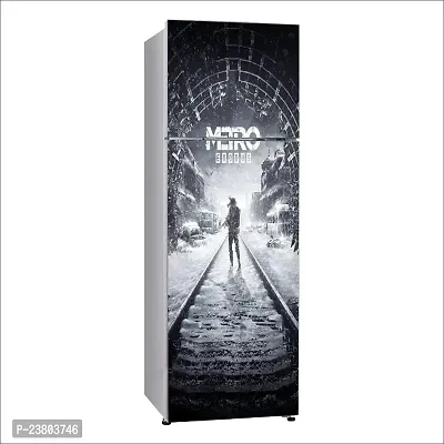 Psychedelic Collection Metro Exodus Last Light 4a gamesDecorative Extra Large PVC Vinyl Fridge Sticker (Multicolor, 60 cm X 160 cm)-thumb2