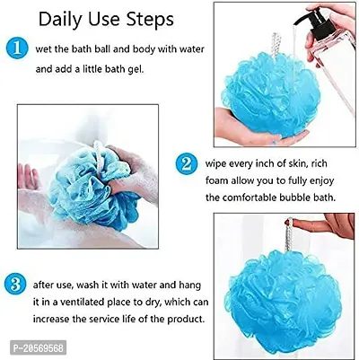 Premium Quality Exfoliating Loofah For Women  Men, Bathing Scrubber-thumb3