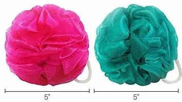 Premium Quality Sponge Loofahs_Pack Of 3 (Multicolour)-thumb1