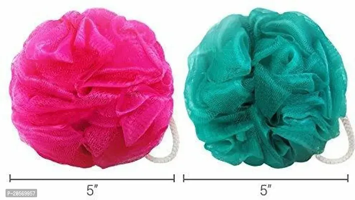 Premium Quality Sponge Loofahs_Pack Of 3 (Multicolour)-thumb2