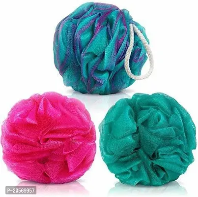 Premium Quality Sponge Loofahs_Pack Of 3 (Multicolour)-thumb0