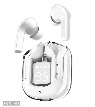 Stylish White In-ear Bluetooth Wireless Headphones-thumb0