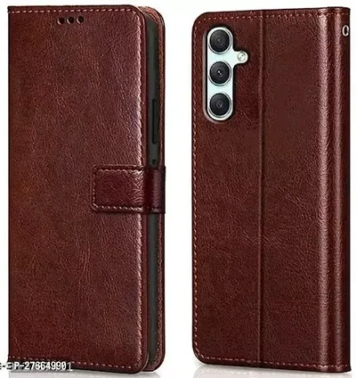 Samsung Galaxy A34 5g ( Leather flip Cover )-thumb0