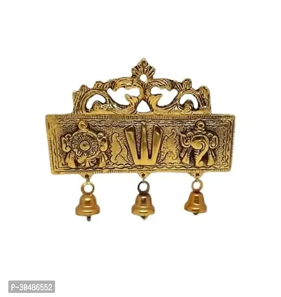 Decorative Metal Tirupati Balaji Shankh Chakra Namah Door Hanging