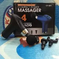 Heavix Cy-007 Elite Compact Massage Gun with 4 Interchangeable Heads-thumb1