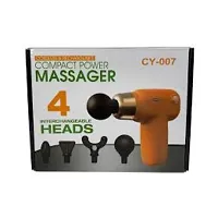 Heavix Cy-007 Elite Compact Massage Gun with 4 Interchangeable Heads-thumb2